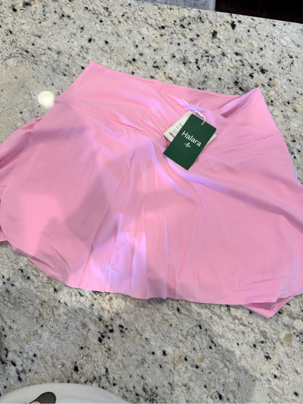HALARA Pink Pleated Circle Skirt with Tag